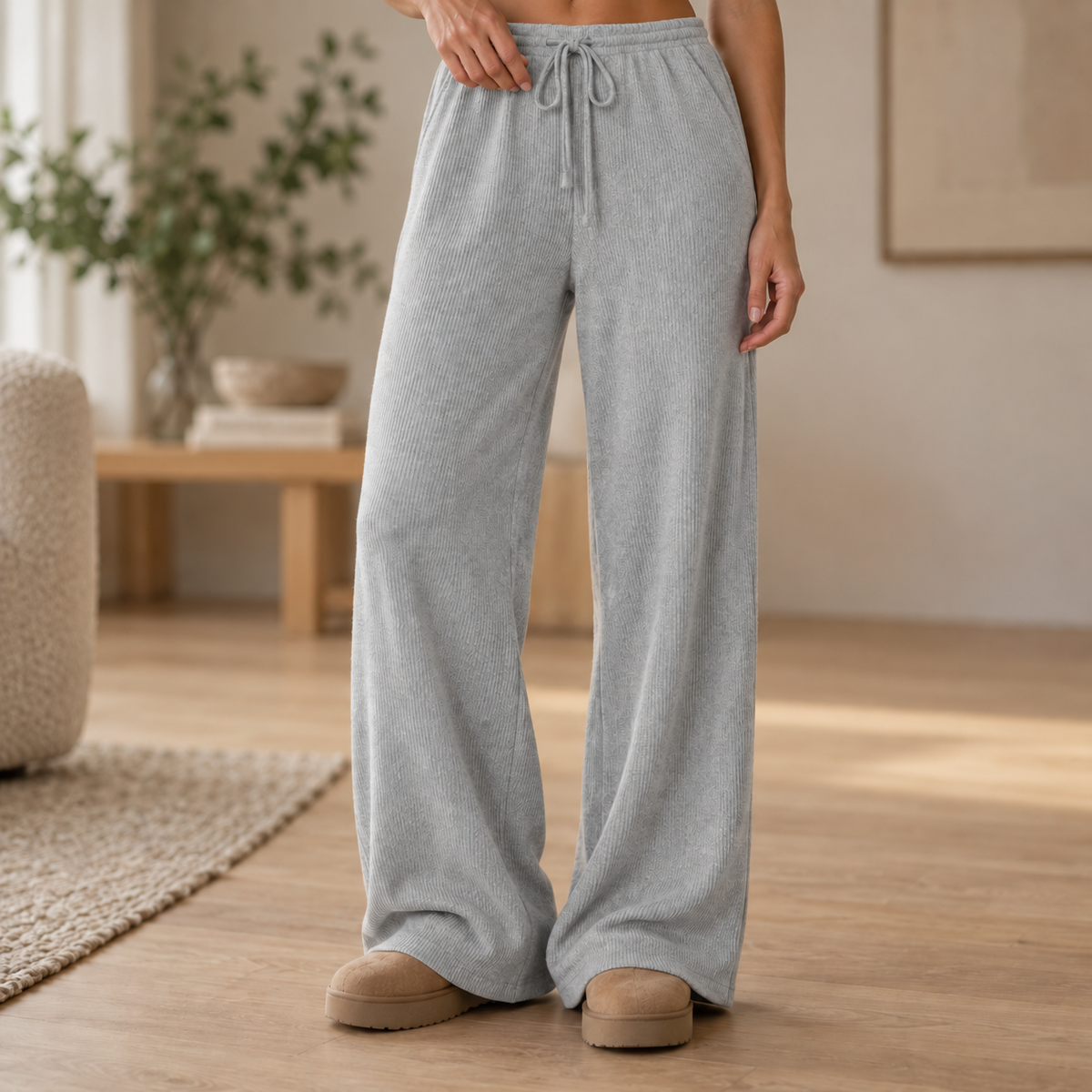 Weite Strickhose Anke – Bequem & Warm