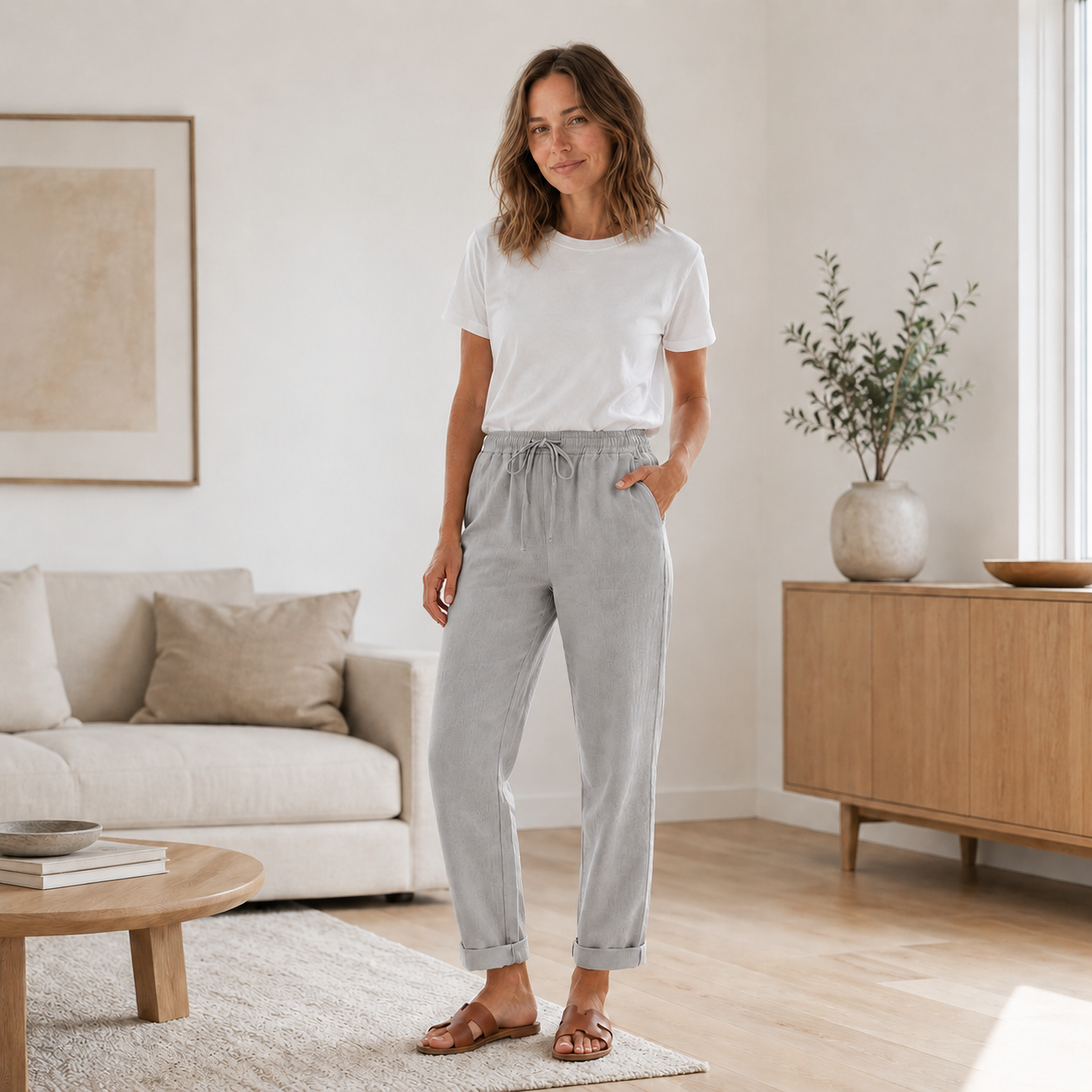 Sommerhose Hanna – Gerades Bein mit Tunnelzug