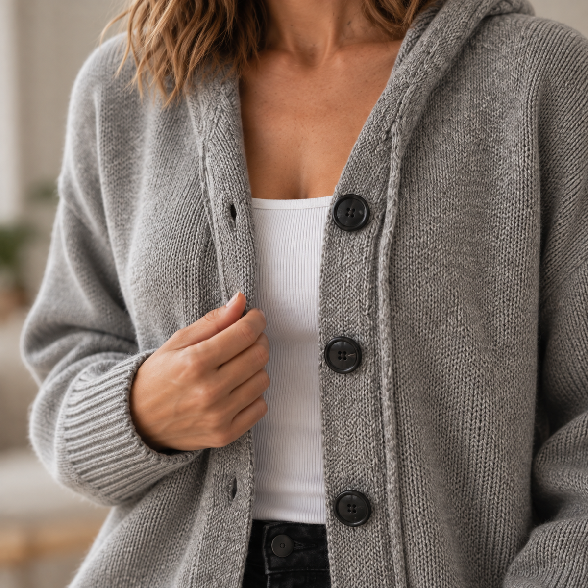 Strickjacke Silja – Dick & Kuschelig