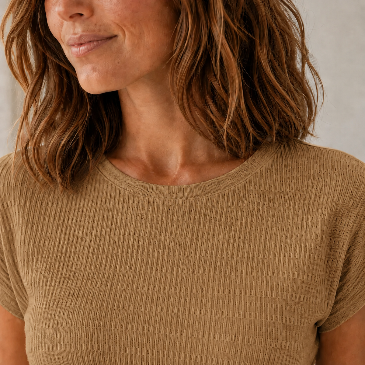 Midikleid Frauke – Geknotet mit Beinschlitz