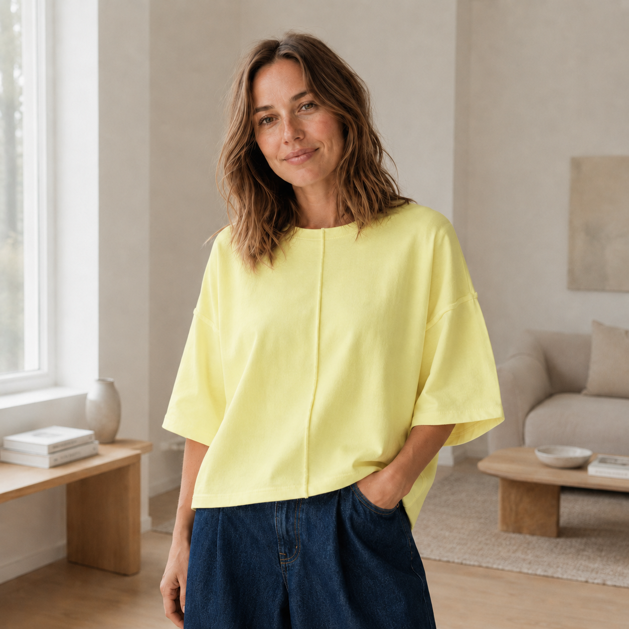 Boxy-Shirt Maren – Lässig oversized & weich