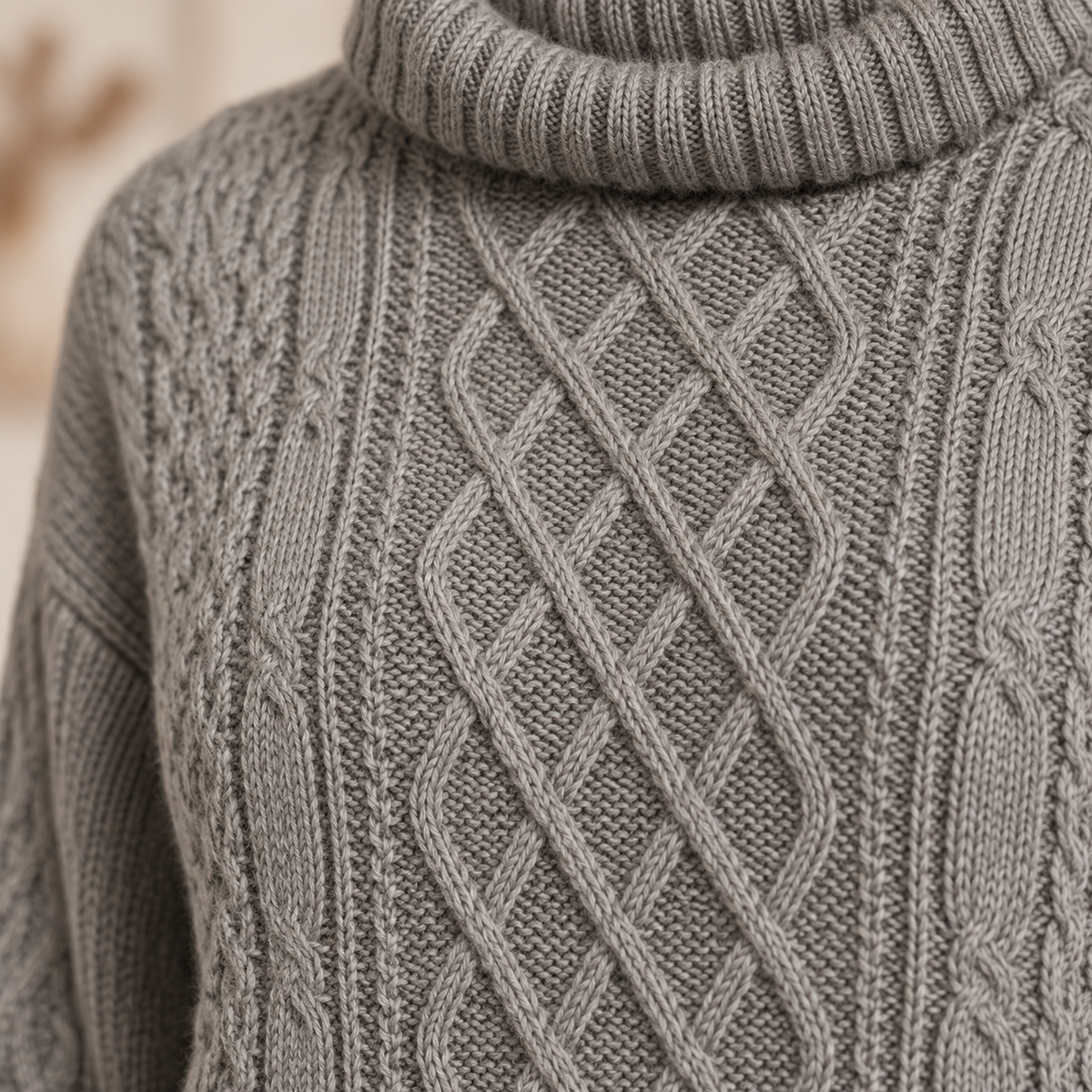 Strickkleid Renate – Knielang in Curvy-Größen
