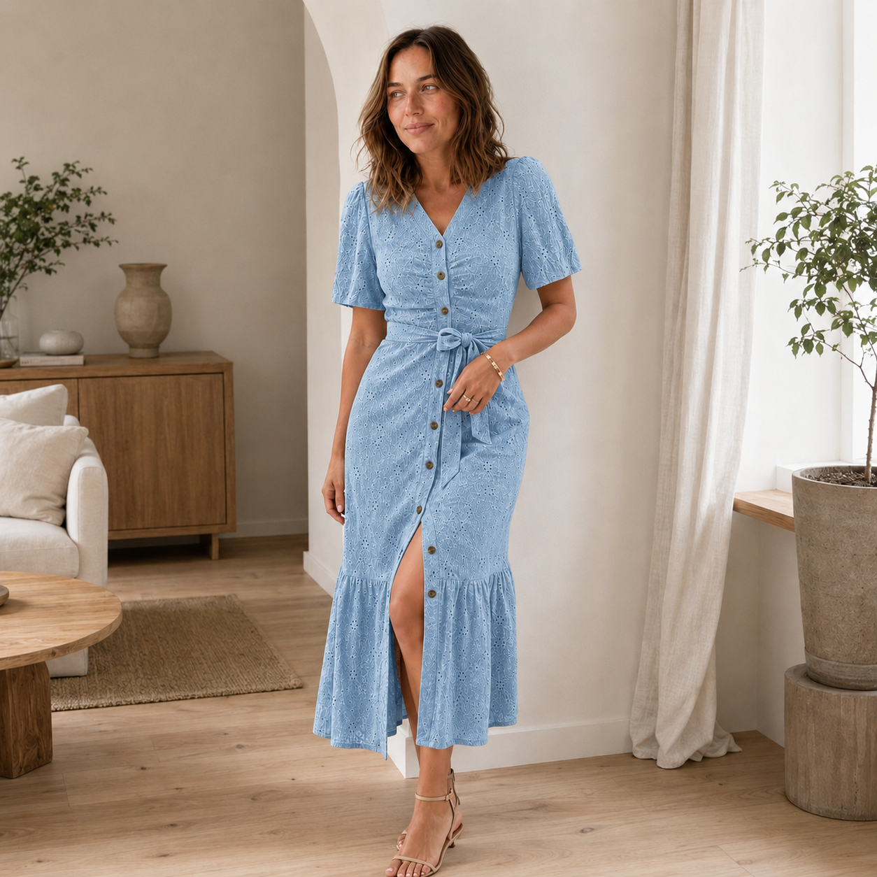 Midikleid Nika – Florales Sommerkleid