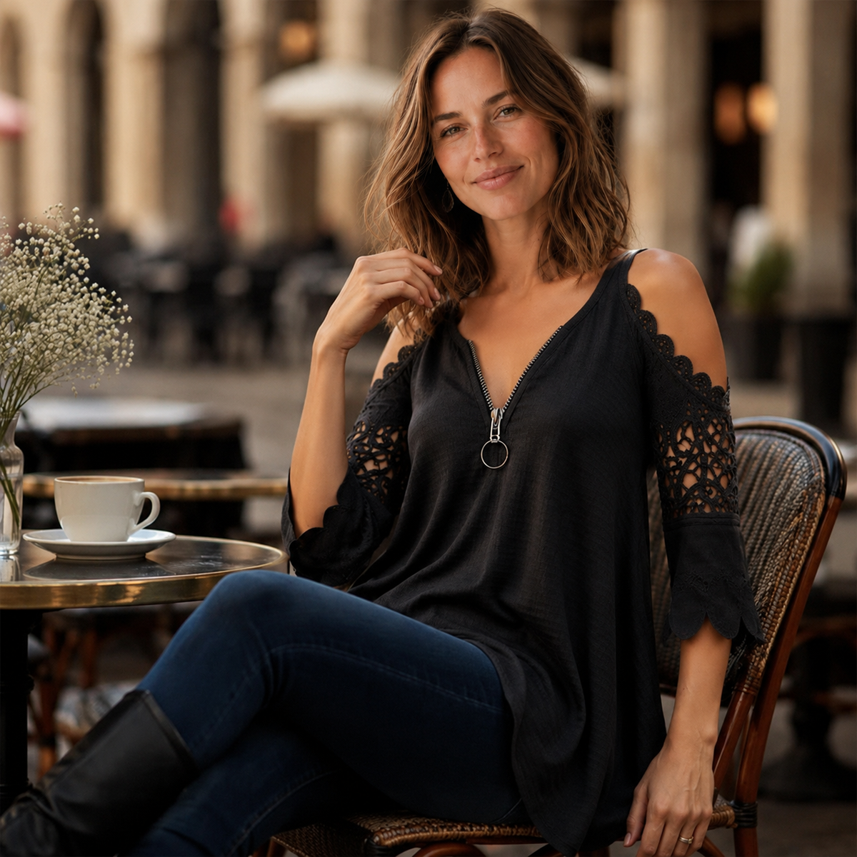 Spitzen-Top Amelie – Verspielt-Elegant für jeden Anlass