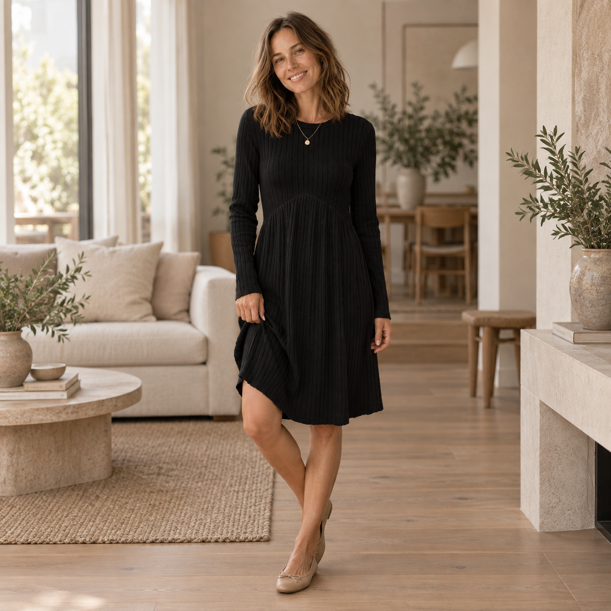 Feinstrick-Kleid Heike – Schlanke Passform