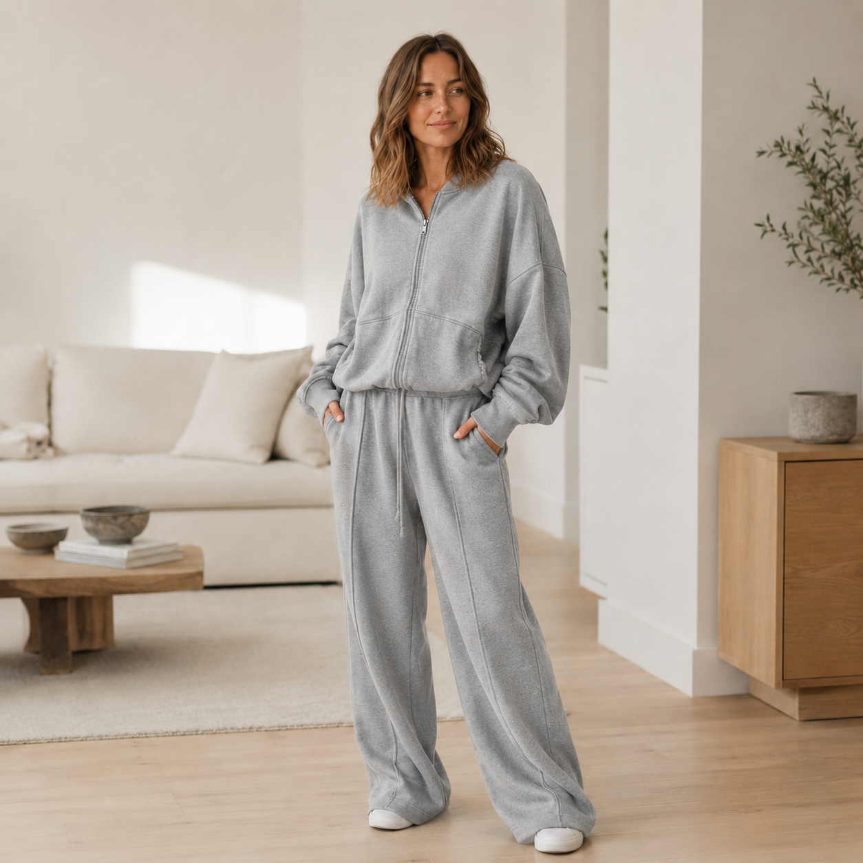 Sweat-Blouson Bente – cropped & kuschelig-oversized