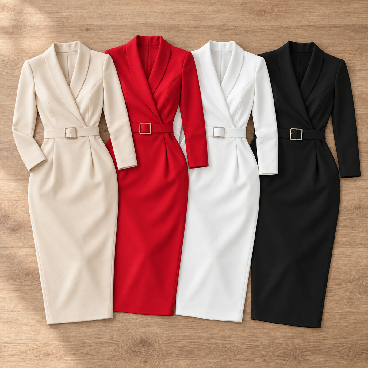 Taillenkleid Marion – Französischer Chic