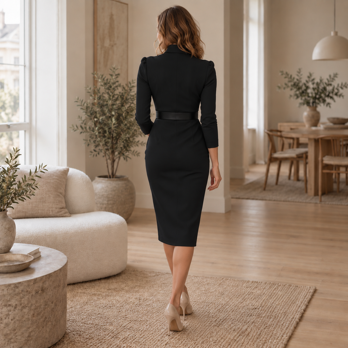 Taillenkleid Marion – Französischer Chic