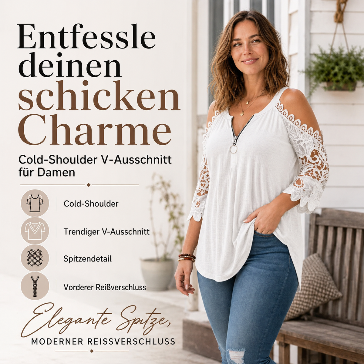 Spitzen-Top Amelie – Verspielt-Elegant für jeden Anlass