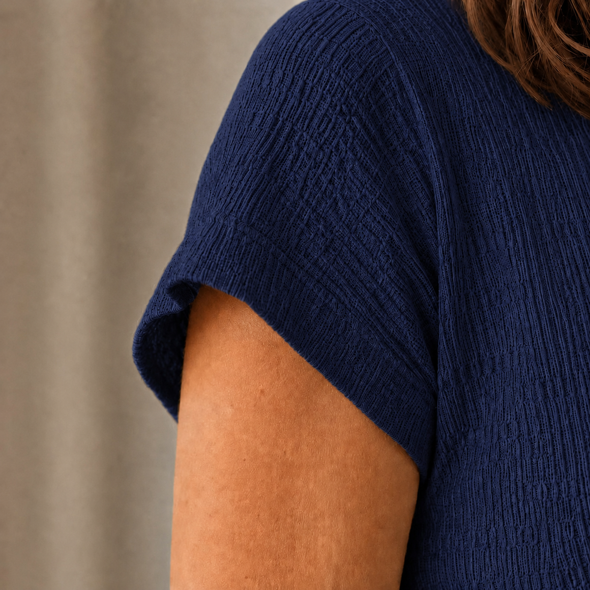 Midikleid Anke – Geknotet mit Beinschlitz