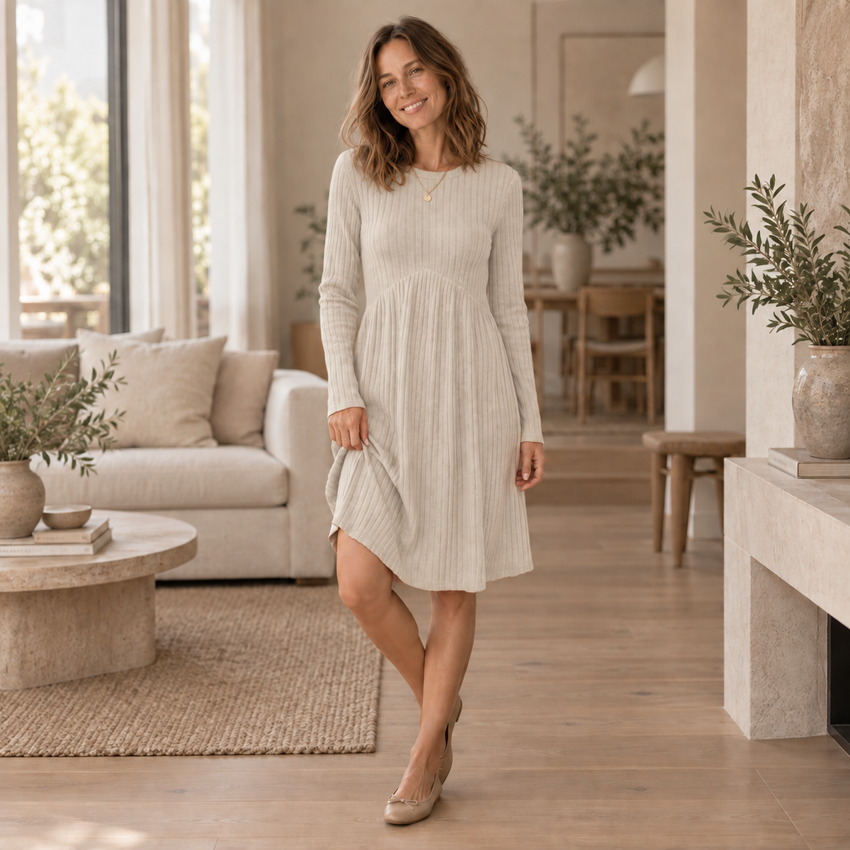 Feinstrick-Kleid Heike – Schlanke Passform