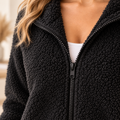 Sherpa-Cardigan Henrike – Oversized bis 5XL