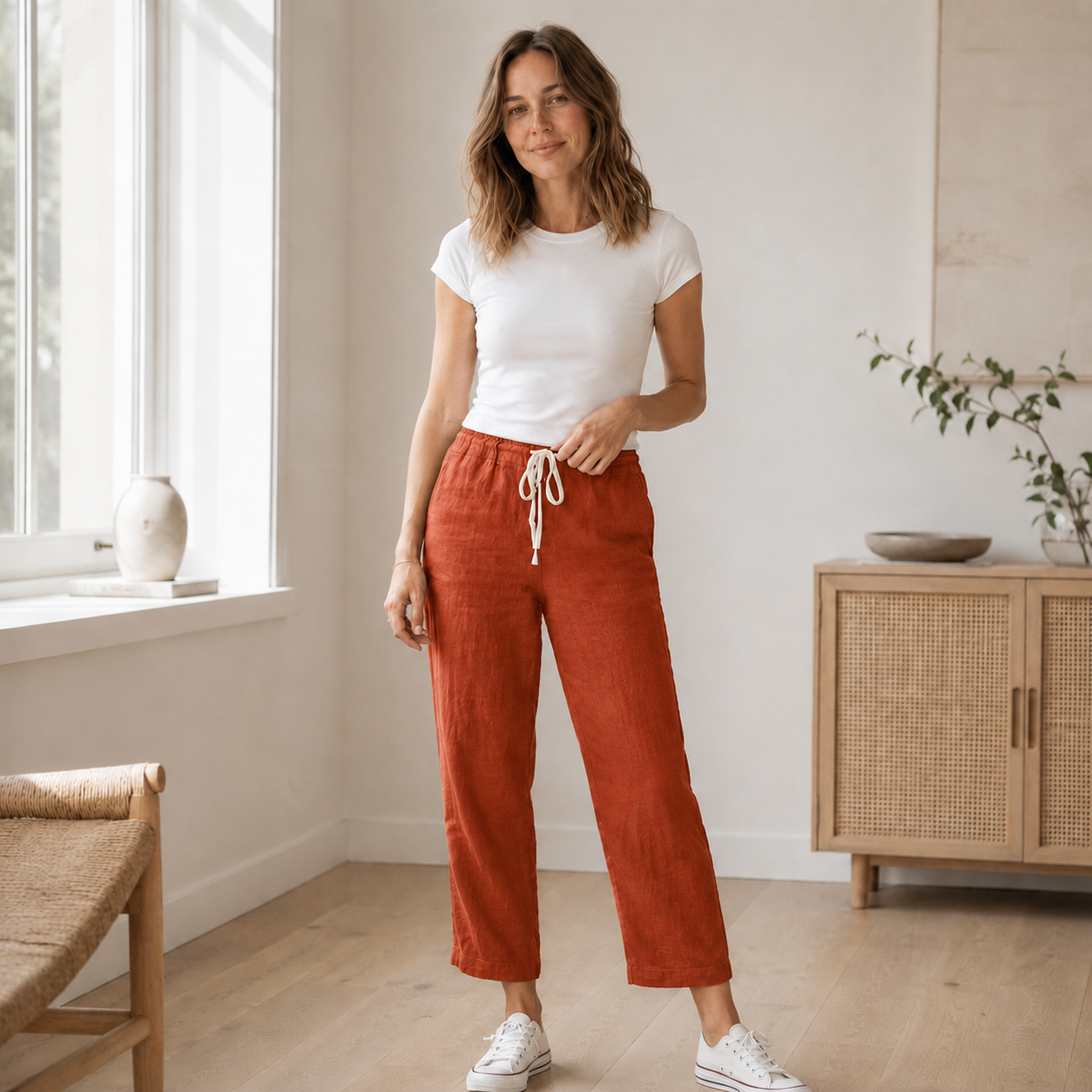 Sommerhose Tessa – Locker mit Tunnelzug