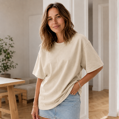 Oversized-Shirt Sina – Reine Baumwolle, lockerer Schnitt