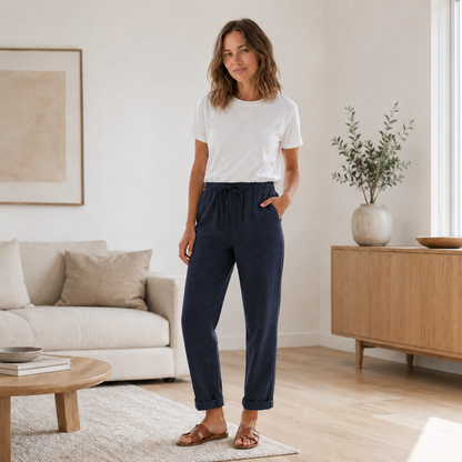 Sommerhose Hanna – Gerades Bein mit Tunnelzug
