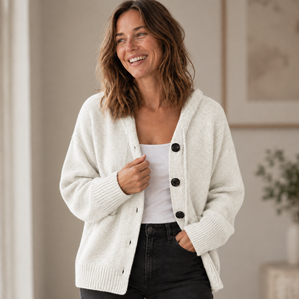 Strickjacke Silja – Dick & Kuschelig