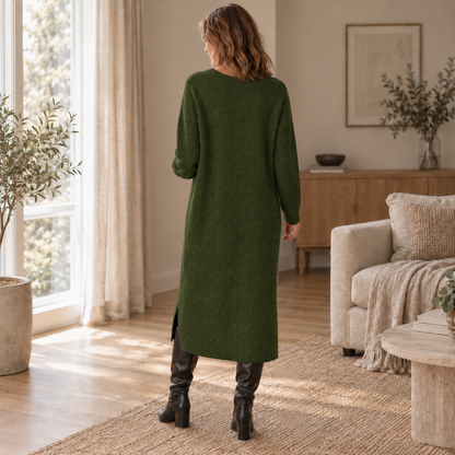 Strick-Midikleid Birgit – Locker & Alltagstauglich