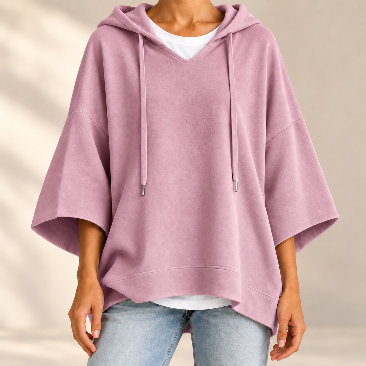 Oversize-Hoodie Linnea – Samtweich mit Kordelzug-Kapuze