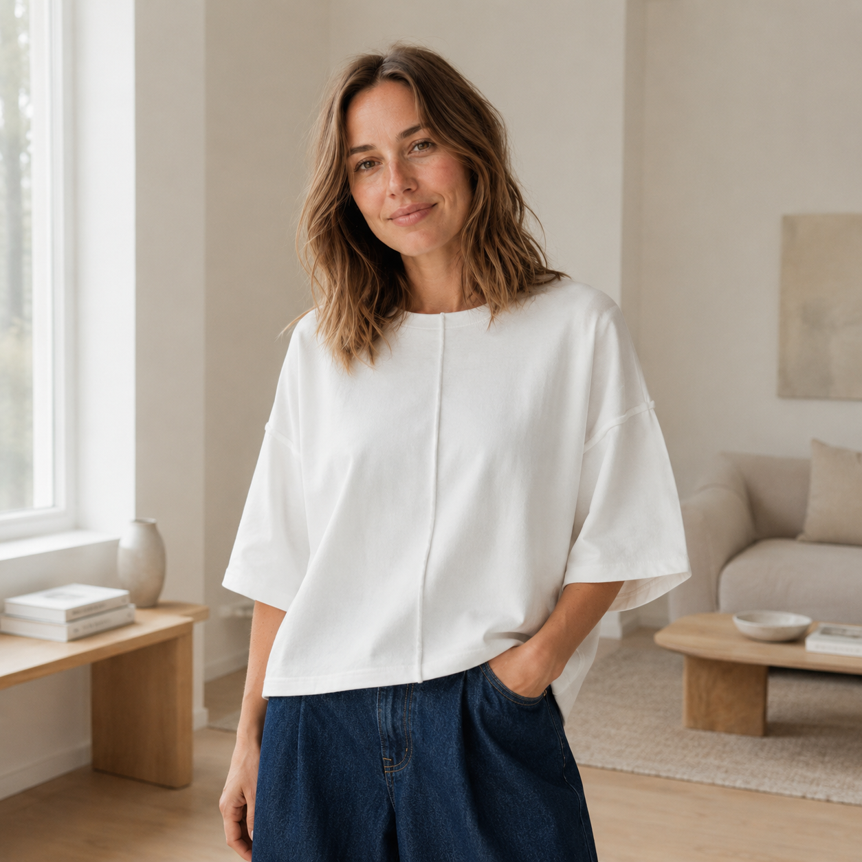 Boxy-Shirt Maren – Lässig oversized & weich