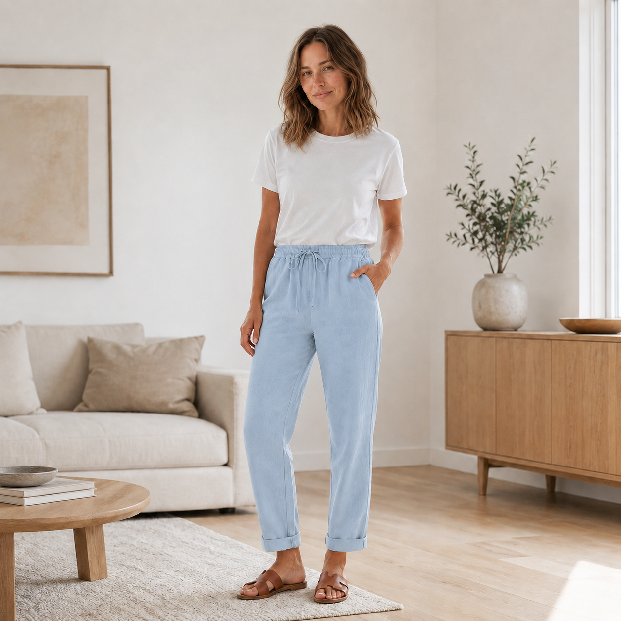 Sommerhose Hanna – Gerades Bein mit Tunnelzug