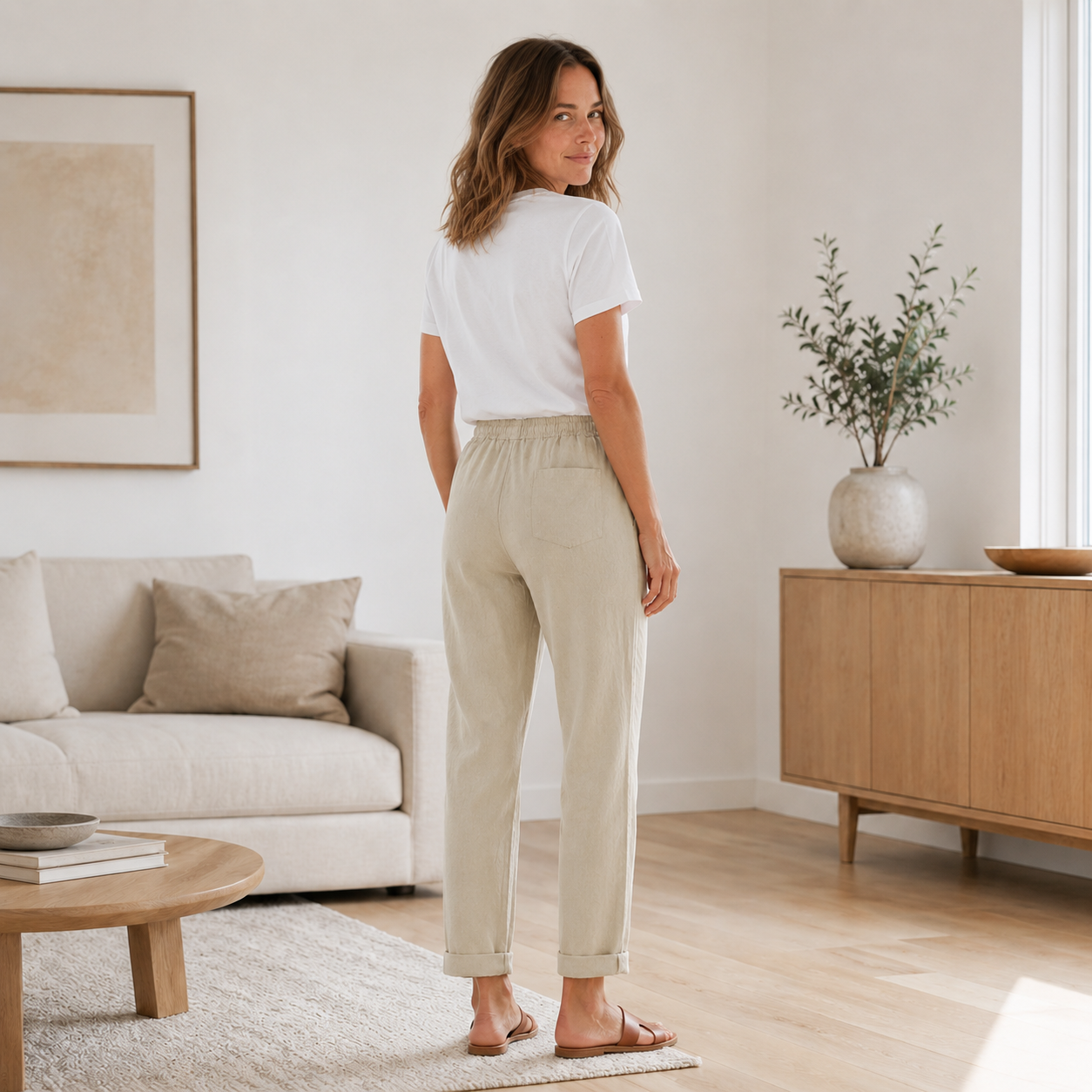 Sommerhose Hanna – Gerades Bein mit Tunnelzug