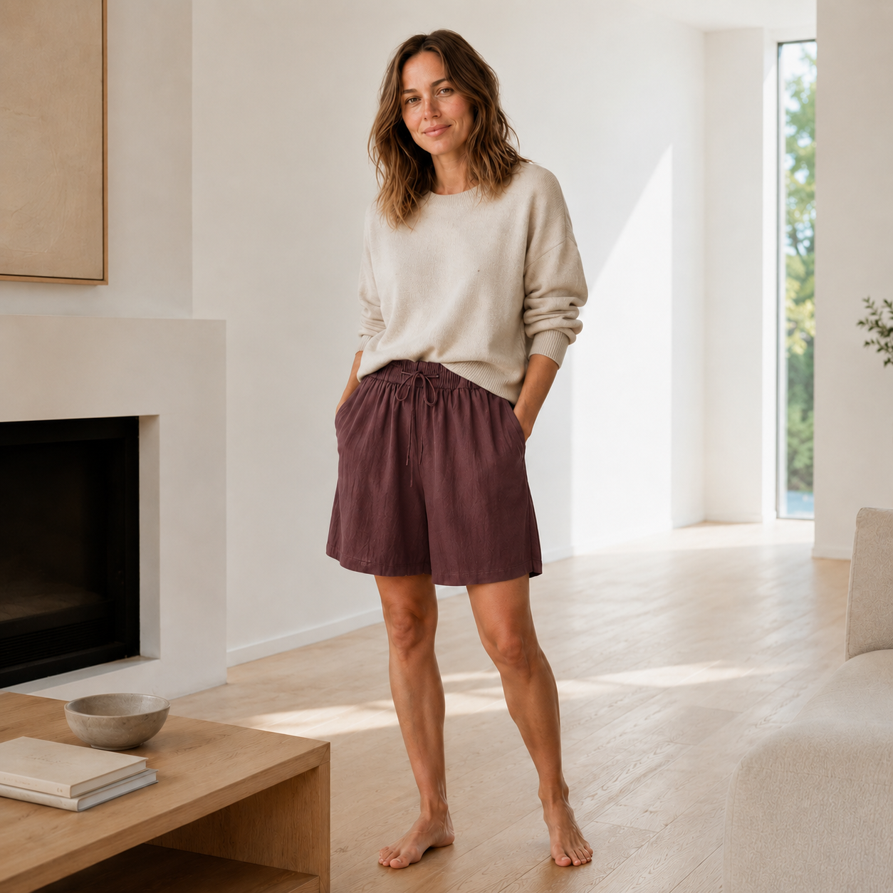 Bermuda-Shorts Lola – Locker mit hohem Bund