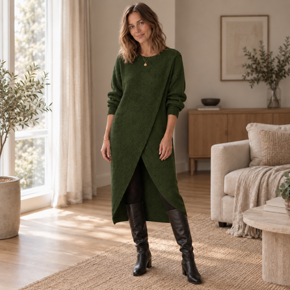 Strick-Midikleid Birgit – Locker & Alltagstauglich