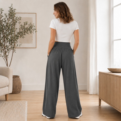 Weite Hose Saga – High-Waist mit fließendem Bein