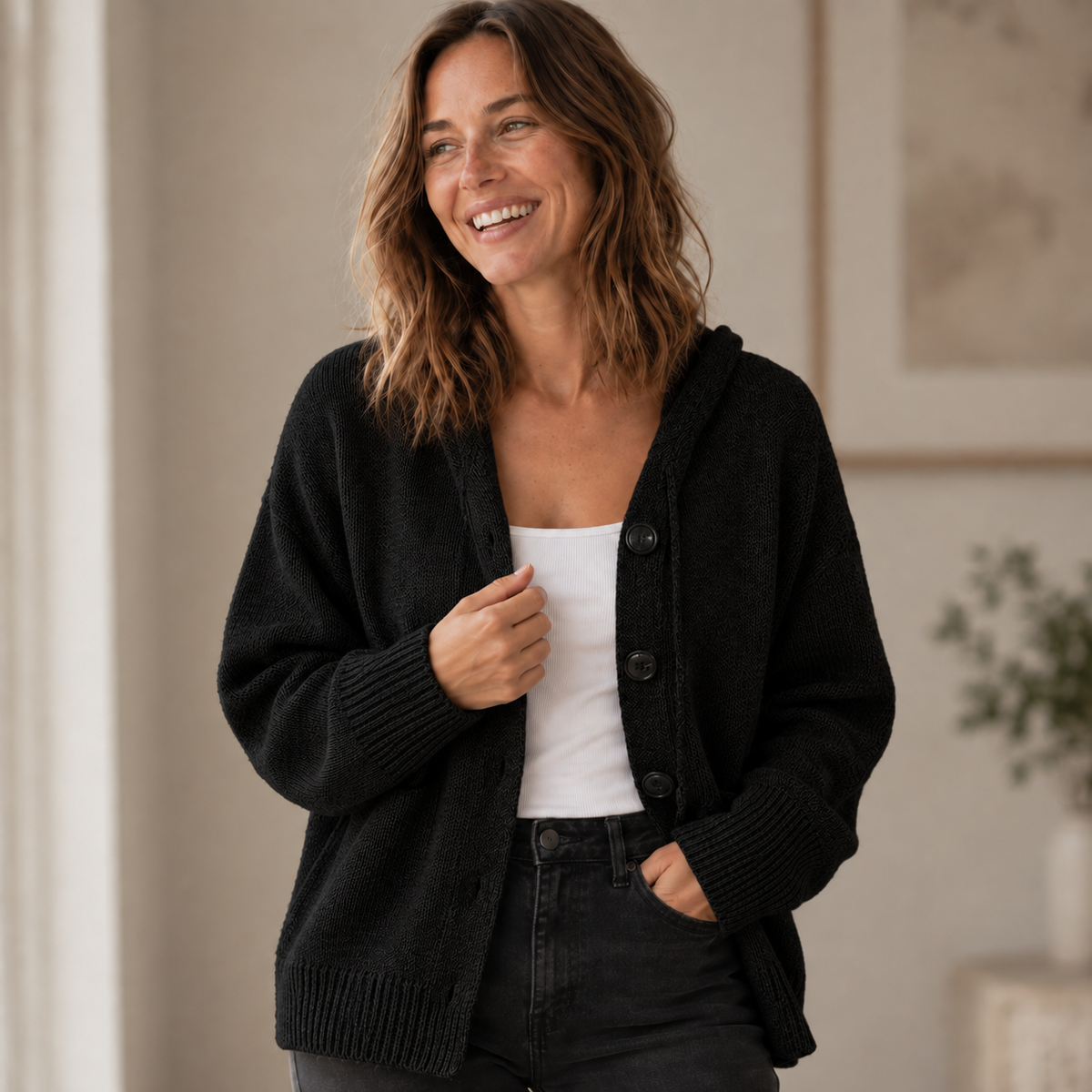 Strickjacke Silja – Dick & Kuschelig