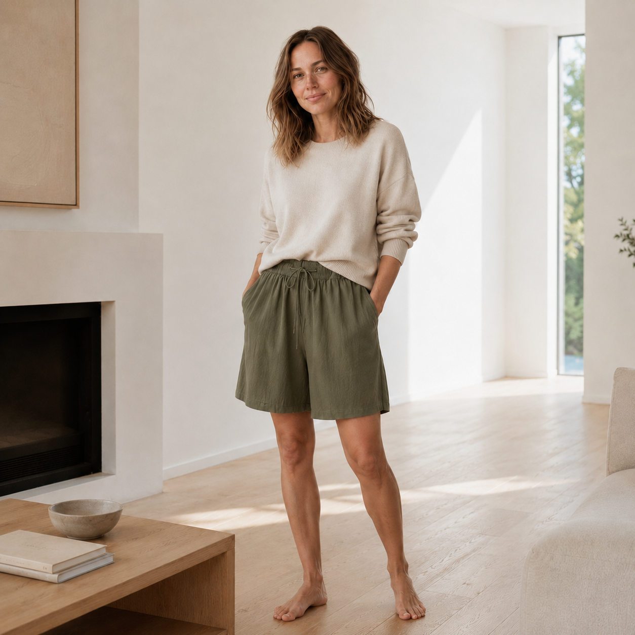 Bermuda-Shorts Lola – Locker mit hohem Bund