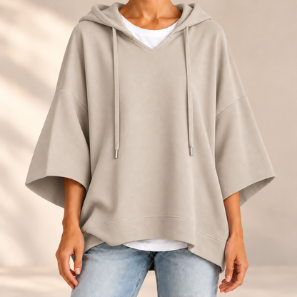 Oversize-Hoodie Linnea – Samtweich mit Kordelzug-Kapuze