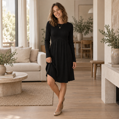 Feinstrick-Kleid Heike – Schlanke Passform