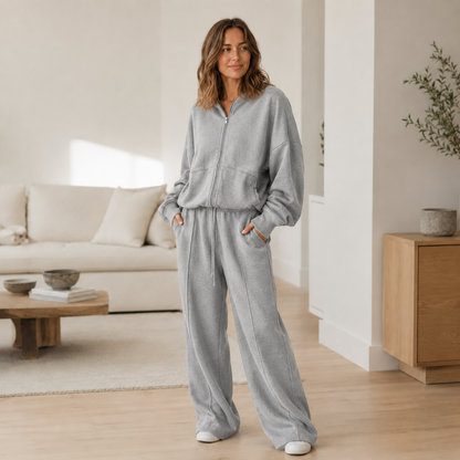 Sweat-Blouson Bente – cropped & kuschelig-oversized