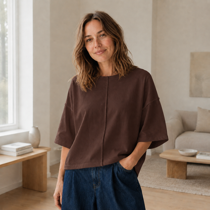 Boxy-Shirt Maren – Lässig oversized & weich