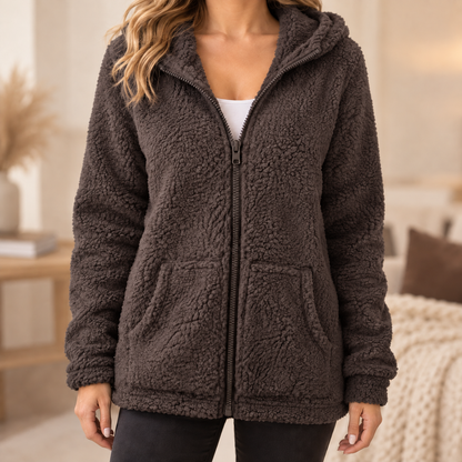Sherpa-Cardigan Henrike – Oversized bis 5XL