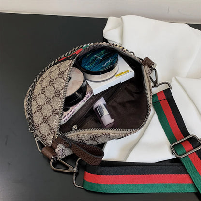 Gürteltasche Romy – Streifen-Muster mit Kette