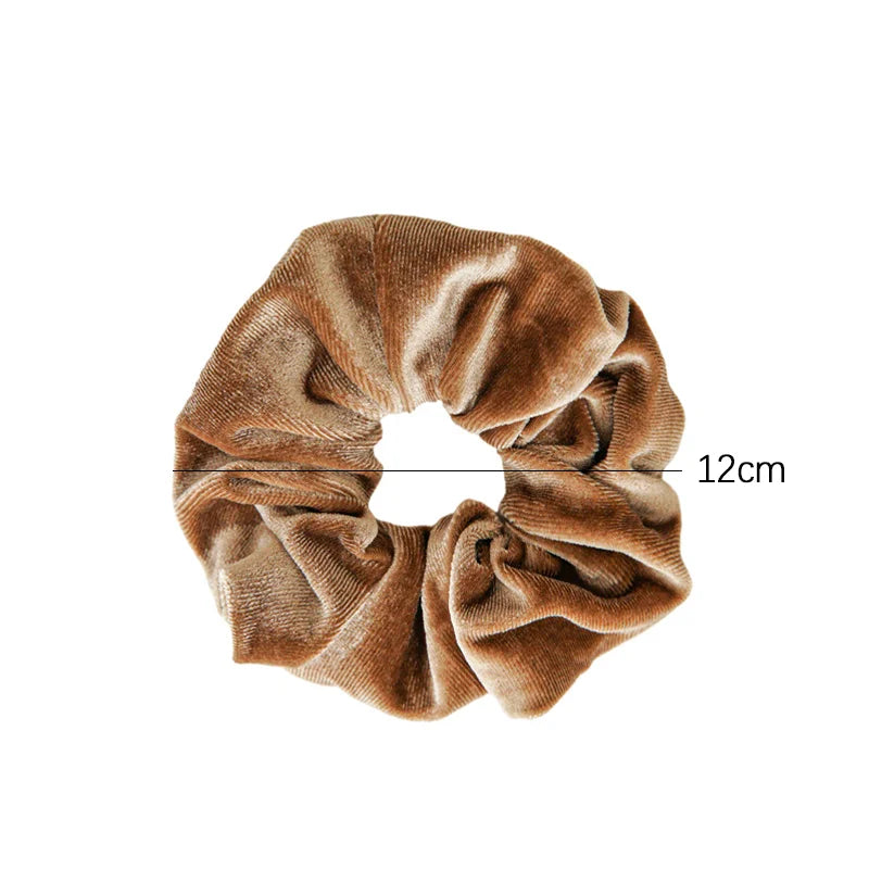 Samt-Scrunchies Mette – 4er-Set, weich & elegant