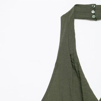 Wickelkleid Freya – Halter-Ausschnitt mit Gürtel