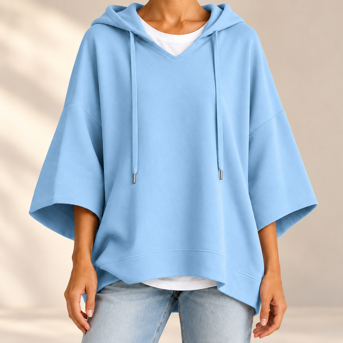 Oversize-Hoodie Linnea – Samtweich mit Kordelzug-Kapuze