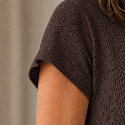 Midikleid Idun – Geknotet mit Beinschlitz