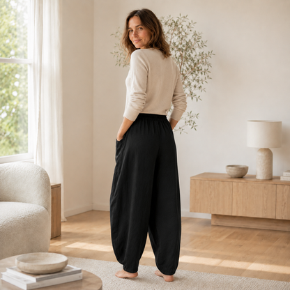 Haremshose Maya – Locker mit elastischem Bund