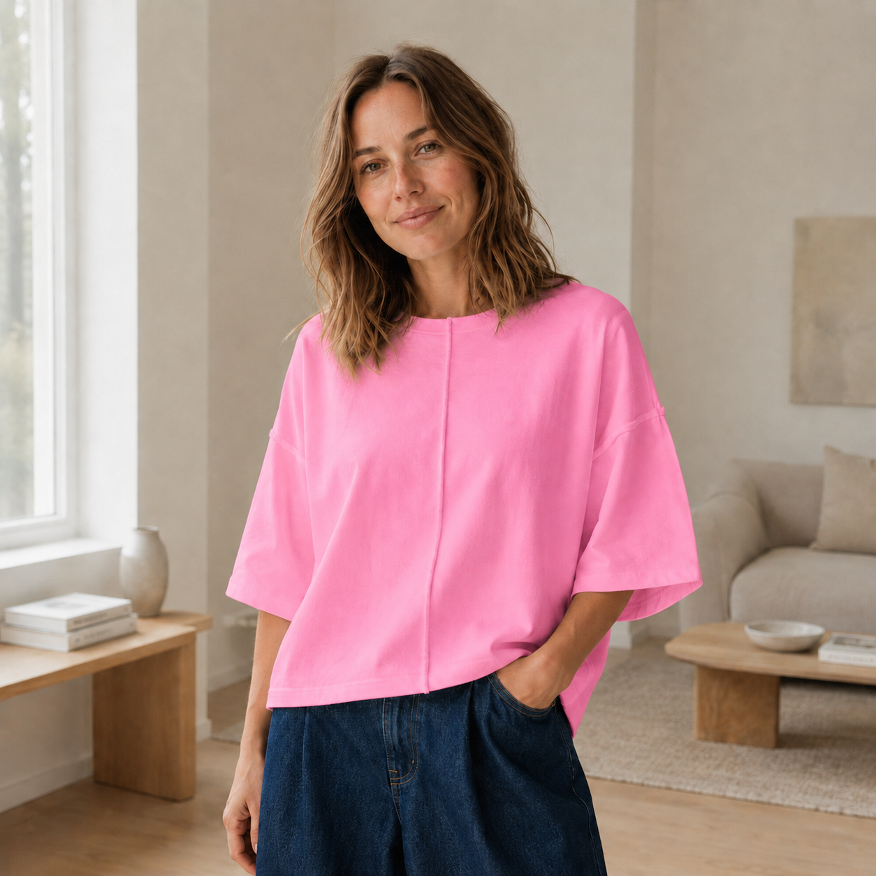 Boxy-Shirt Maren – Lässig oversized & weich