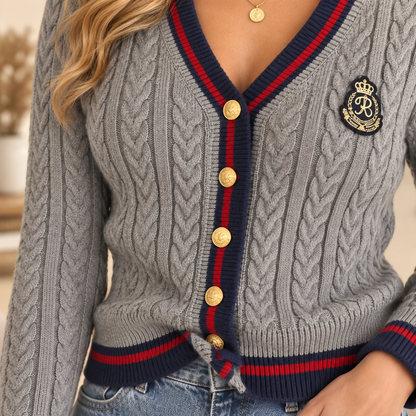 Twist-Pullover Annelie – Weich im V-Ausschnitt