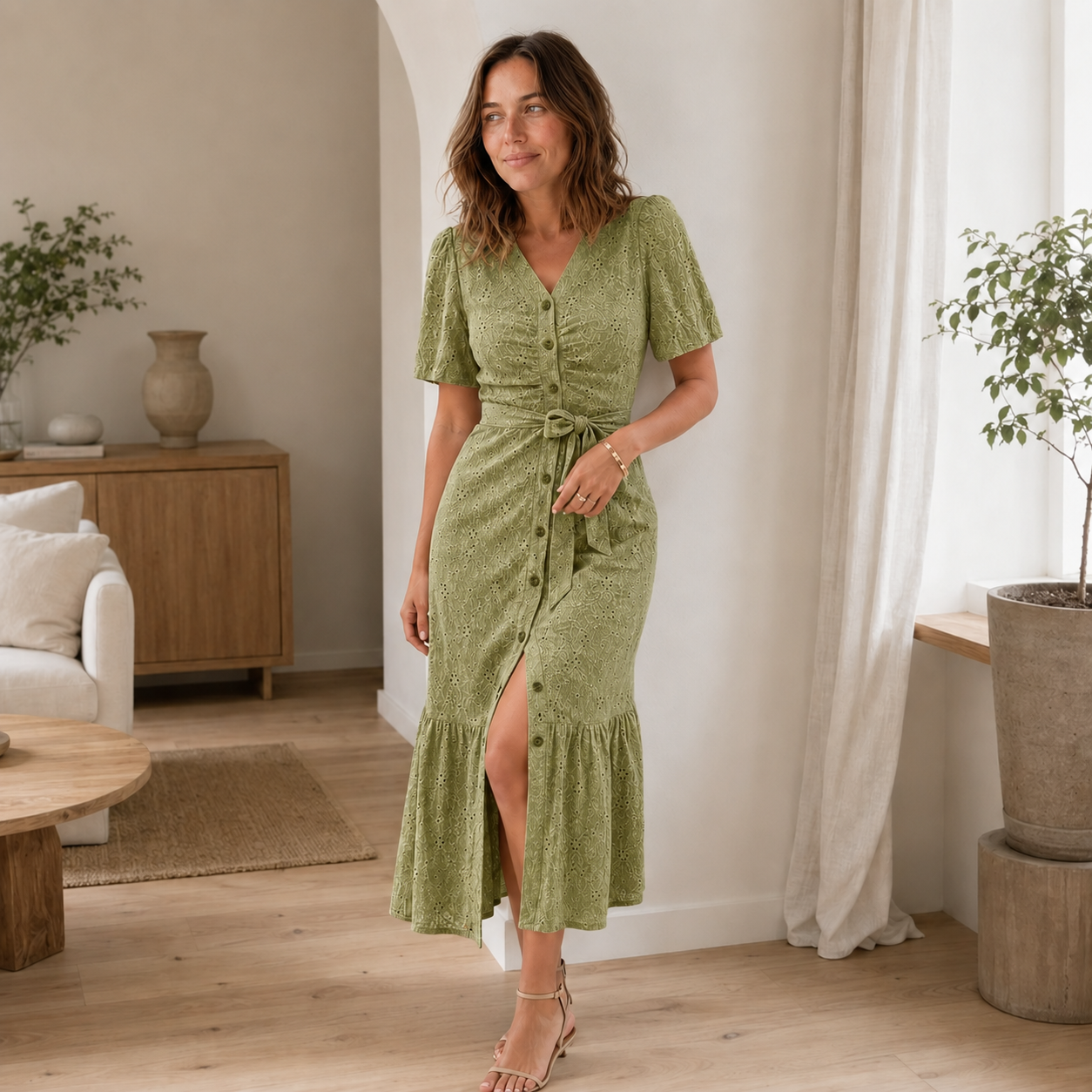 Midikleid Nika – Florales Sommerkleid
