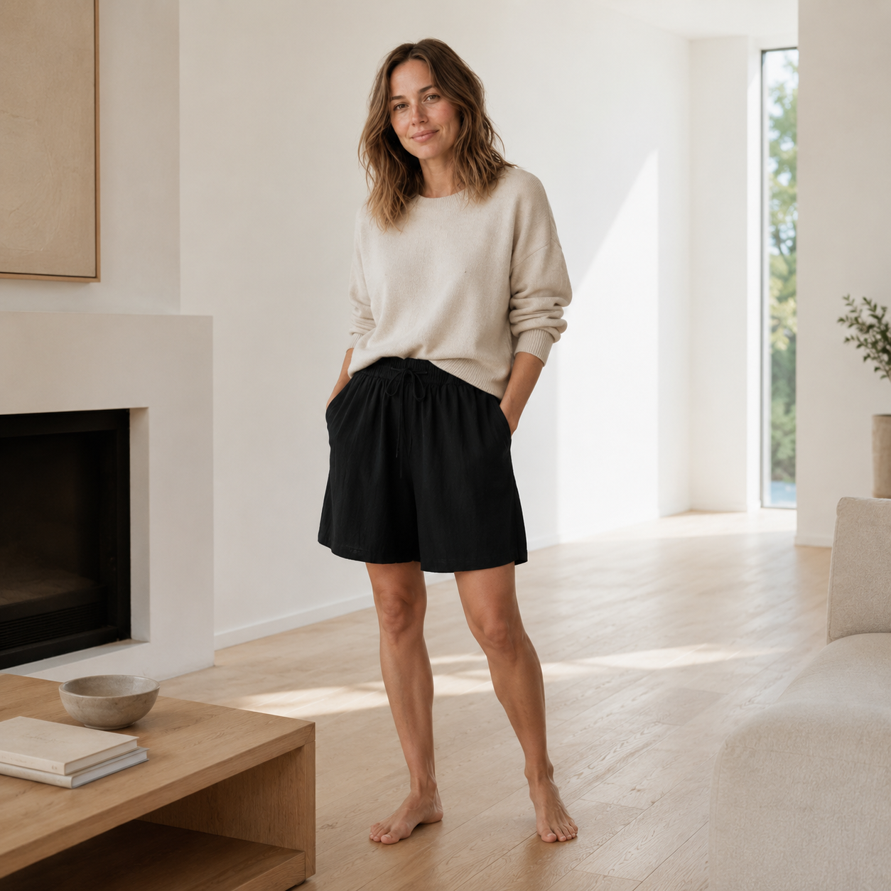 Bermuda-Shorts Lola – Locker mit hohem Bund