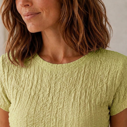 Midikleid Rieke – Geknotet mit Beinschlitz